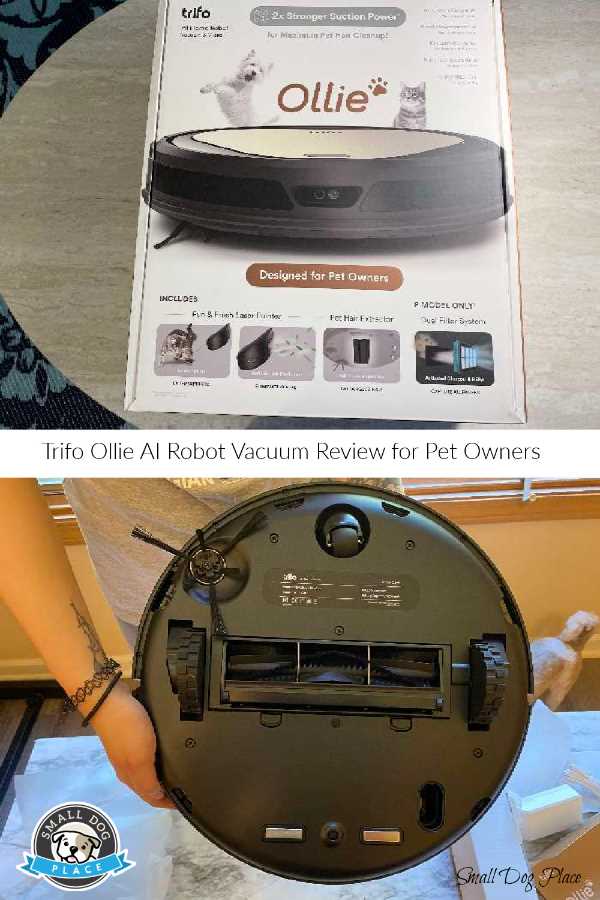 Trifo Ollie AI Robot Vacuum, box and underside, pin for future reference Trifo Ollie AI Robot Vacuum, box and underside, pin for future reference