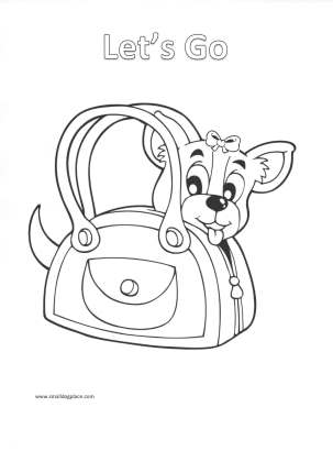 kids puppy coloring pages