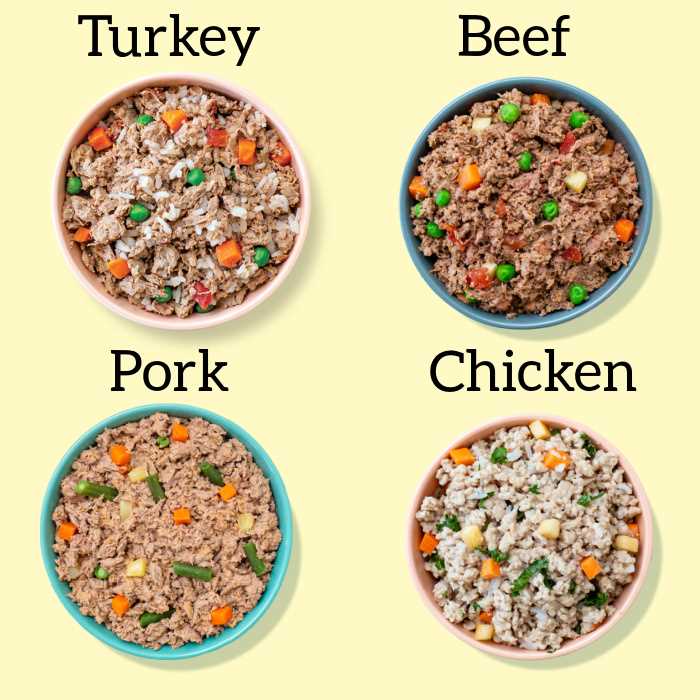 Four formulas of A Pup Above Dog Food Four formulas of A Pup Above Dog Food