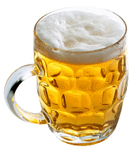 Alcohol is not something that is good for dogs. A mug of beer show, an example of a food that dog shouldn't be given to eat or drink.