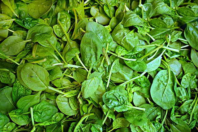 Spinach leaves