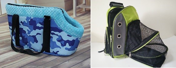 Dog Bags come in different styles -- choose one that meets your needs.