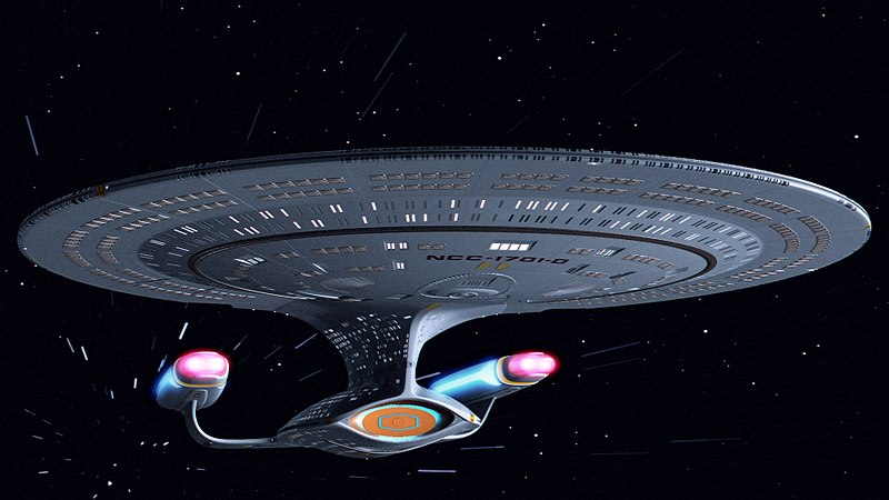 Wiki image of the USS Enterprise from Star Trek