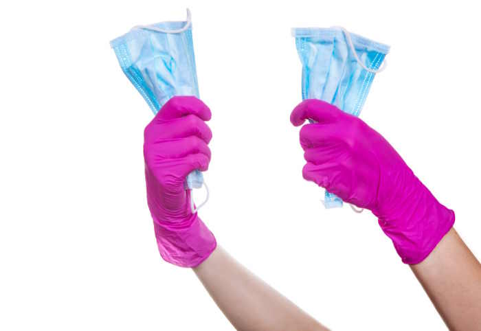 Use gloves and masks to protect your self from a dog with leptospirosis Use gloves and masks to protect your self from a dog with leptospirosis