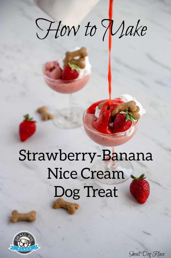 Strawberry banana nice cream treat pin