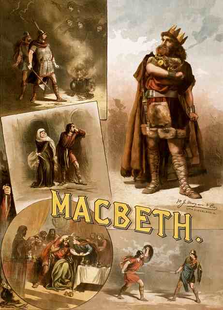 Póster de Macbeth de Shakespeare's Macbeth poster