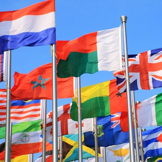 Flags from all over the world